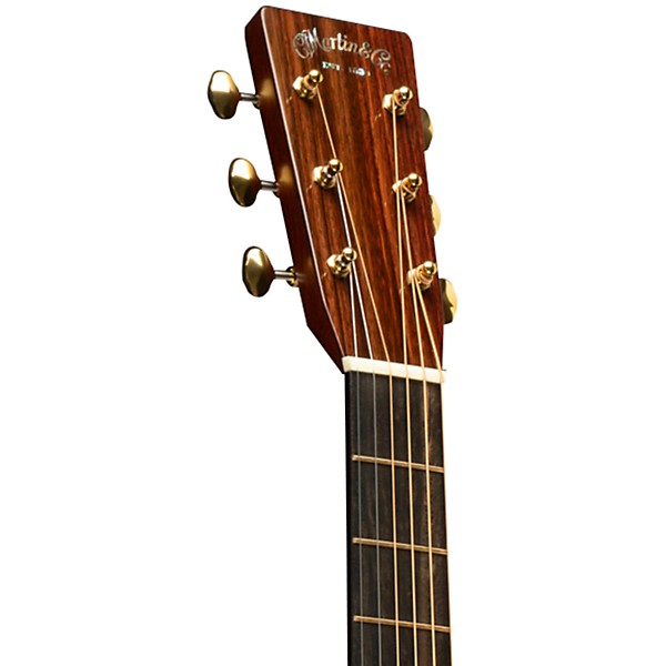 Martin Left-Handed D-28 Modern Deluxe Acoustic Guitar Natural Natural