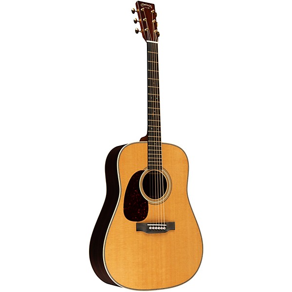 Platinum Martin Left-Handed D-28 Modern Deluxe Acoustic Guitar