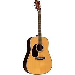 Martin Left-Handed D-28 Modern Deluxe Acoustic Guitar Natural Natural