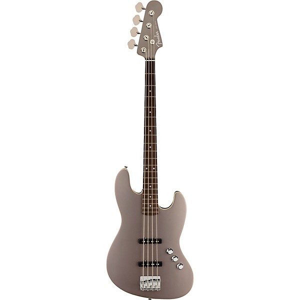 Fender Aerodyne Special Jazz Bass With Rosewood Fingerboard Dolphin Gray Metallic