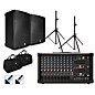 Harbinger LP9800 Powered Mixer Package With Kustom KPX Passive Speakers, Stands, Cables and Tote Bags 12" Mains thumbnail