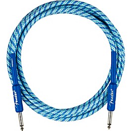 Fender Limited Edition Icicle Holiday Straight to Straight Instrument Cable 10 ft. Blue