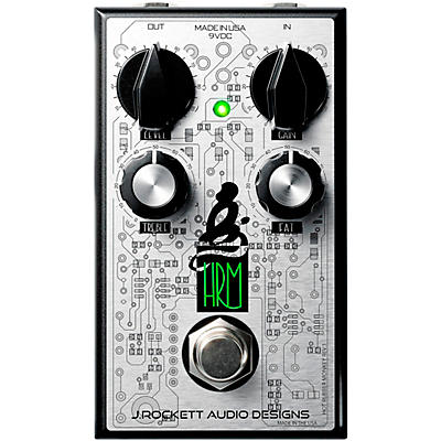J.Rockett Audio Designs Hot Rubber Monkey (Hrm) Overdrive Effects Pedal Black And Silver for sale