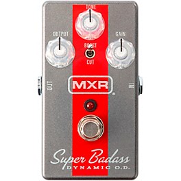 MXR M249 Super Badass Dynamic O.D. Effects Pedal Silver and Red