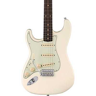 Fender American Vintage Ii 1961 Stratocaster Left-Handed Electric Guitar Olympic White for sale