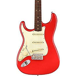 Fender American Vintage II 1961 Strato... Fender American Vintage II 1961 Stratocaster Left-Handed Electric Guitar Fiesta Red