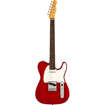 Fender American Vintage Ii 1963 Telecaster Electric Guitar Transparent Crimson for sale