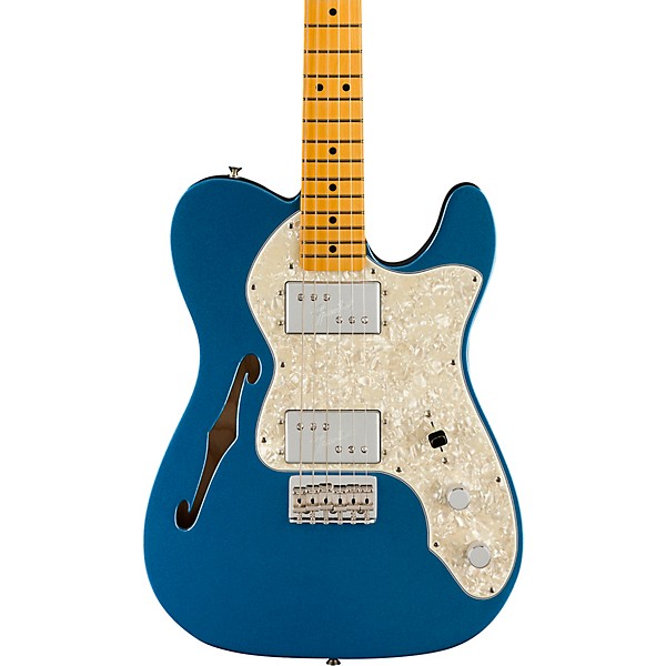 Fender American Vintage II 1972 Telecaster Thinline Electric Guitar Lake Placid Blue