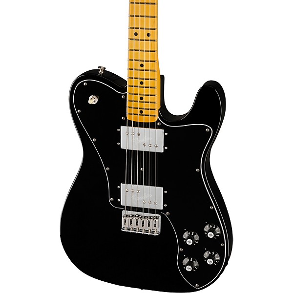 Fender American Vintage II 1975 Telecaster Deluxe Electric Guitar Black