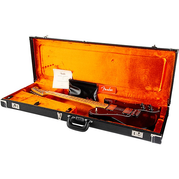 Open Box Fender American Vintage II 1975 Telecaster Deluxe Electric Guitar Level 2 Black 194744925535