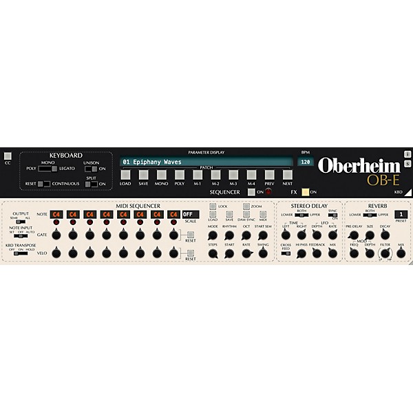 Grace Designs Oberheim OB-E V2 Virtual Analog Synthesizer Plug-in