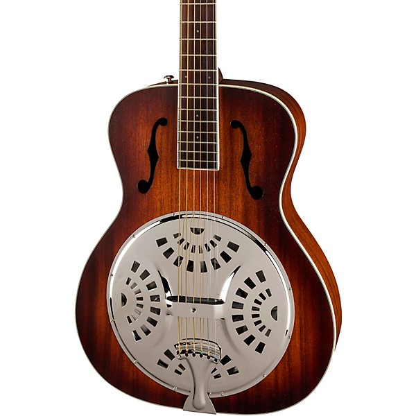Fender Paramount PR-180E Acoustic-Electric Resonator Guitar Aged Cognac Burst