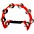 Stagg Double Row Cutaway Tambourine With 16 Jingles Black Stagg Double Row Cutaway Tambourine With 16 Jingles Red