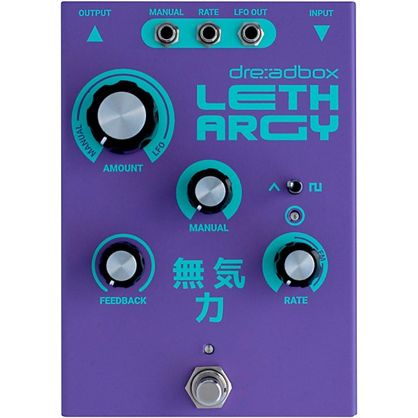Dreadbox Lethargy 9 Stage Phaser Effects Pedal Light Blue