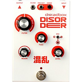 Dreadbox Disorder Aggressive Analog Fuzz Effects Pedal White