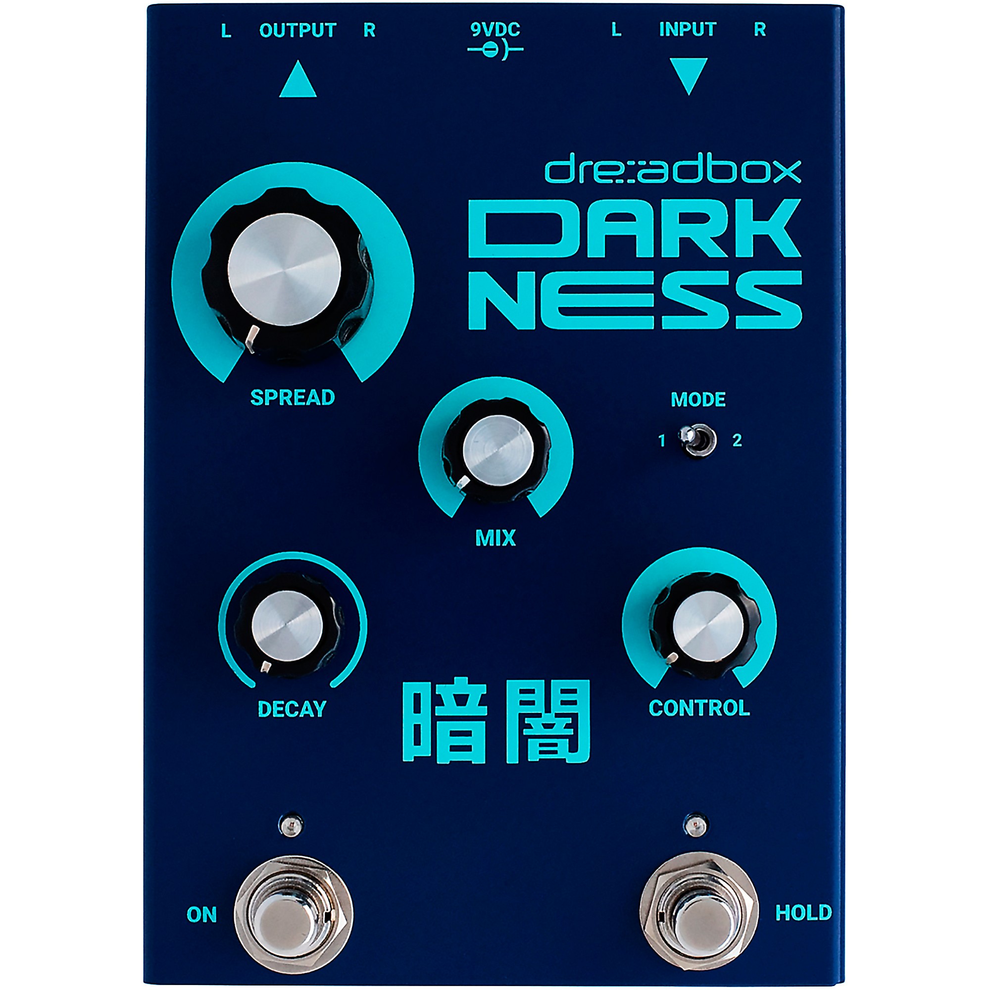 Dreadbox Darkness Stereo Reverb Effects Pedal Dark Blue | Guitar ...