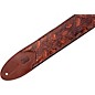 Levy's M4WP-006 3" Embossed Leather Guitar Strap