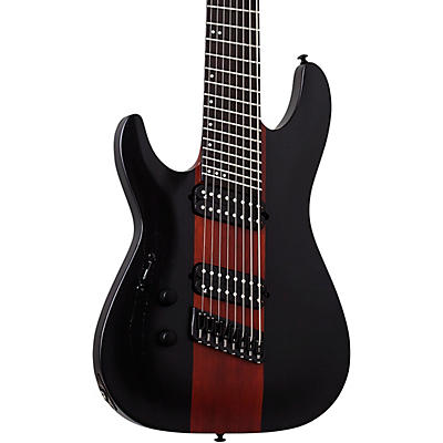 Schecter Guitar Research C-8 Multiscale Rob Scallon Left-Handed Electric Guitar Satin Dark Roast for sale