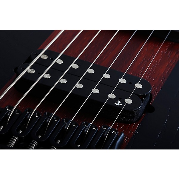 Schecter Guitar Research C-7 Multiscale Rob Scallon Electric Guitar Satin Dark Roast
