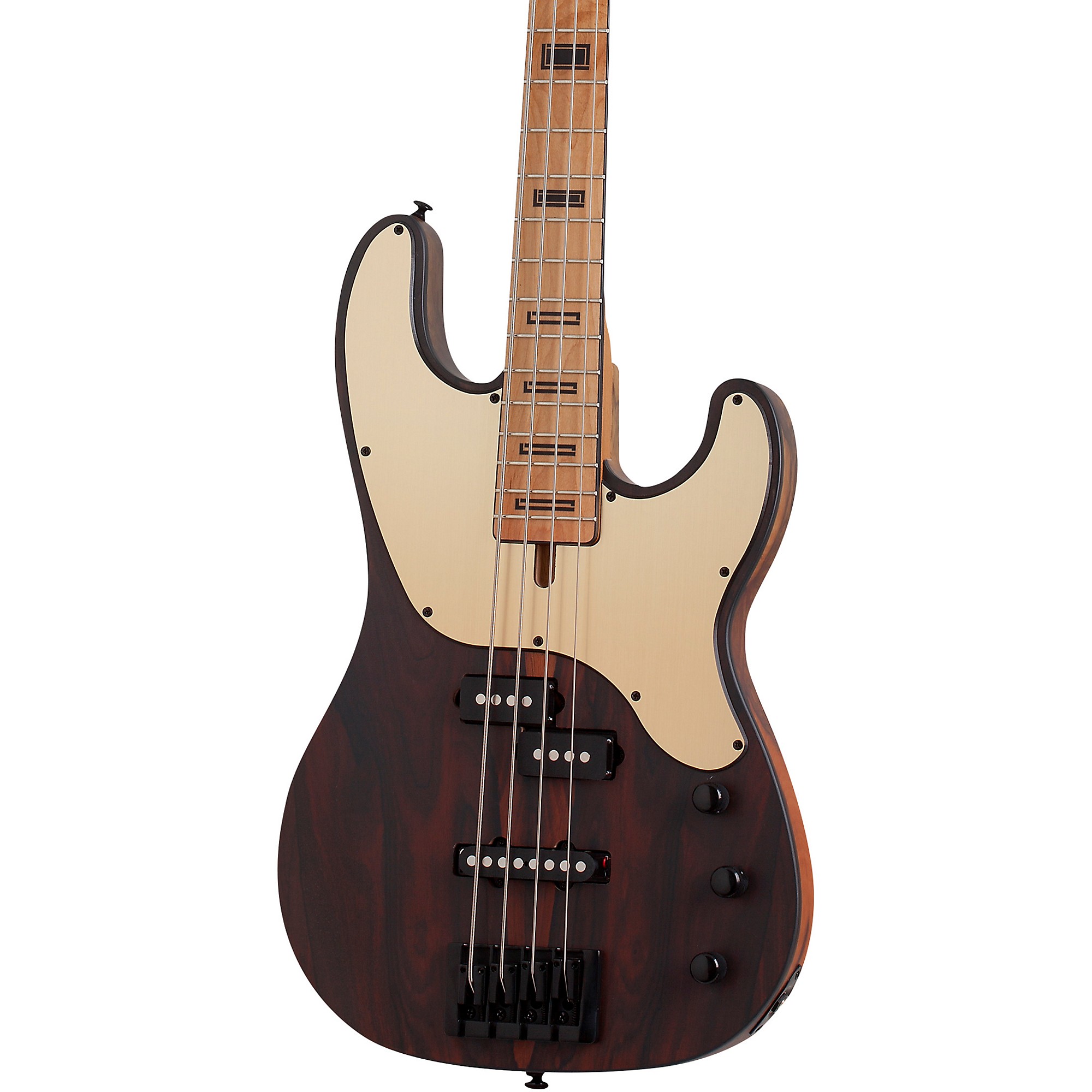 Schecter Guitar Research Model T Exotic Ziricote 4 Electric Bass