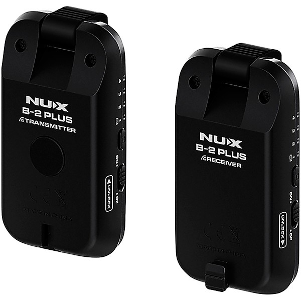 NUX B-2 PLUS 2.4gHz Guitar Wireless System Black