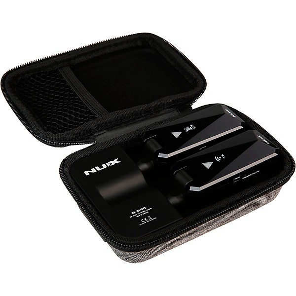 Open Box NUX B-5RC 2.4GHz Wireless Guitar System with Charging Case Level 2 Black 197881136406