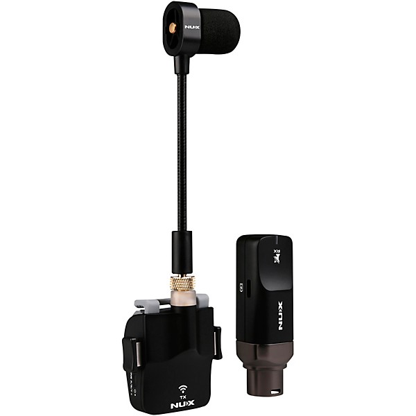 NUX B-6 2.4GHz Wireless Saxophone Microphone System Black
