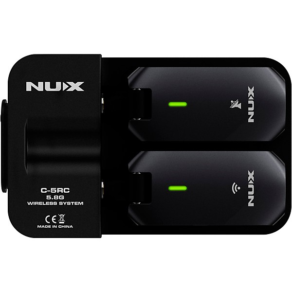 Open Box NUX C-5RC 5.8GHz Wireless Guitar System With Charging Case Level 1  Black
