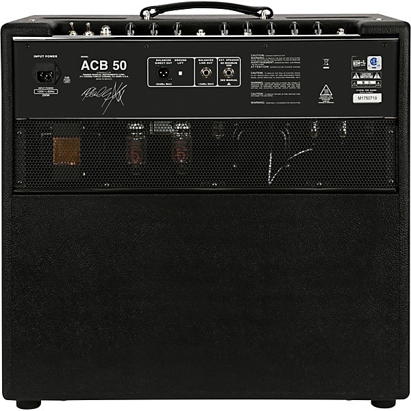 Fender ACB-50 Adam Clayton Signature Tube Bass Combo Amp Black