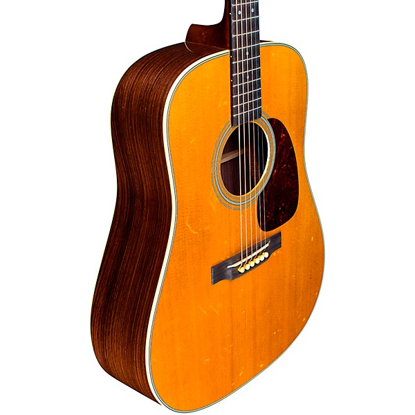 Martin Rich Robinson Custom Signature Edition D-28 Dreadnought Acoustic Guitar Natural