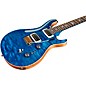 PRS Wood Library Custom 24-08 With Stained Maple Neck and Ziricote Fretboard Electric Guitar Aquamarine