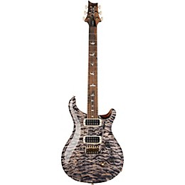 PRS Wood Library Custom 24-08 With Stained Maple Neck and Ziricote Fretboard Electric Guitar Charcoal