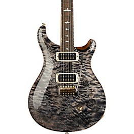 PRS Wood Library Custom 24-08 With Stained Maple Neck and Ziricote Fretboard Electric Guitar Charcoal