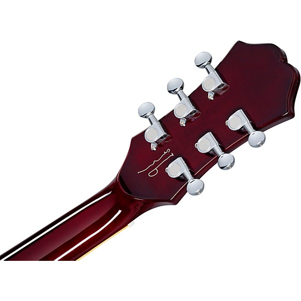 Open Box Epiphone Noel Gallagher Riviera Semi-Hollow Electric Guitar Level 2 Dark Wine Red 197881109868