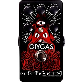 Open Box Catalinbread Giygas Fuzz Effects Pedal Level 1 Flat Black