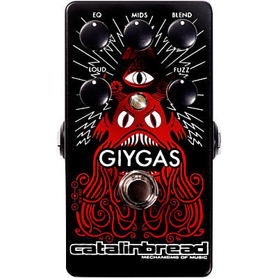 Catalinbread Giygas Fuzz Effects Pedal Flat Black for sale