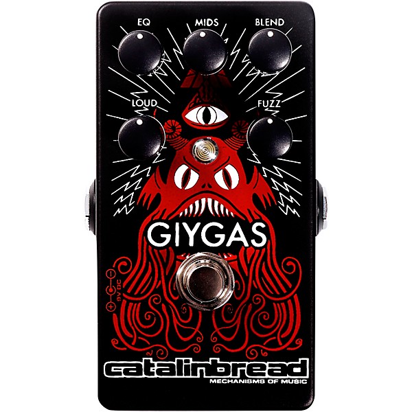 Catalinbread Giygas Fuzz Effects Pedal Flat Black