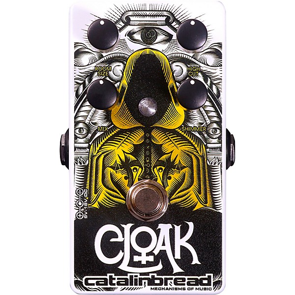 Open Box Catalinbread Cloak "Room"-Style Reverb With Shimmer Effects Pedal Level 1 White
