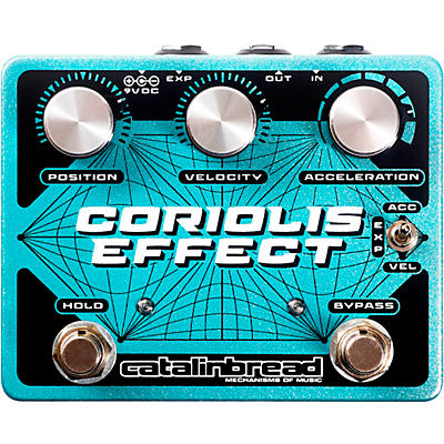 Catalinbread Coriolis Effect Sustainer/Wah/Filter/Pitch Shifter/Harmonizer Effects Pedal Teal Sparkle for sale
