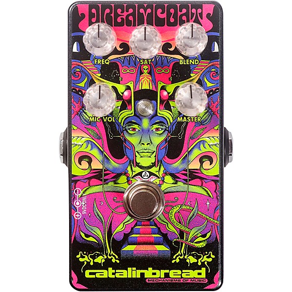 Catalinbread Dreamcoat Preamp Effects Pedal Misty Lava