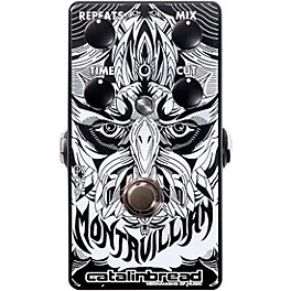 Catalinbread Montavillian Echo 2022 Lo-Rez Delay Effects Pedal Black