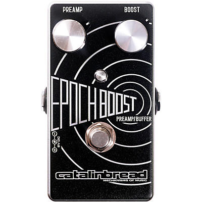 Catalinbread Epoch Boost Ep-3 Boost/Preamp Effects Pedal Black And Silver for sale