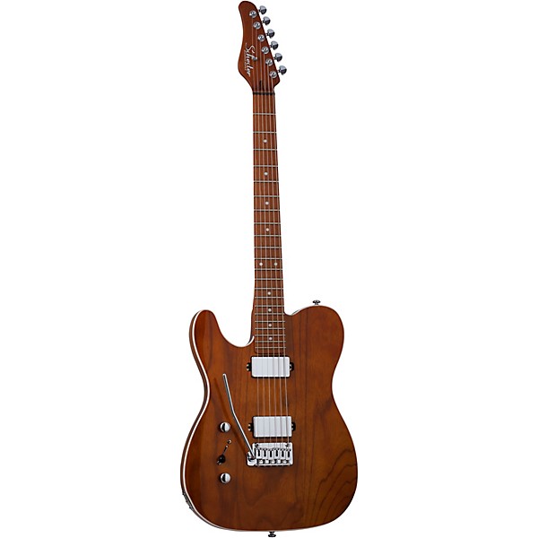 Open Box Schecter Guitar Research PT Van Nuys Left-Handed Electric Guitar Level 2 Gloss Natural Ash 197881136031