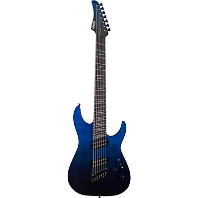 Schecter Guitar Research Reaper-7-String Elite Multiscale Electric Guitar Deep Ocean Blue for sale