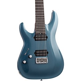 Schecter Guitar Research Aaron Marshall AM-7 7-String Left-Handed Electric Guitar Cobalt Slate