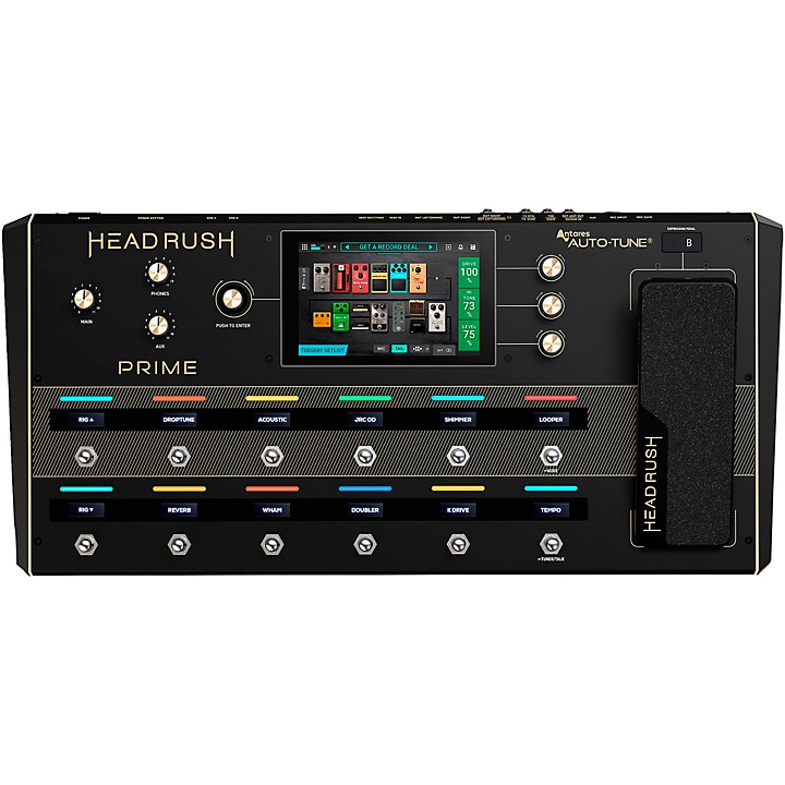 HeadRush Prime Multi-Effects Processor Pedal Black | Guitar