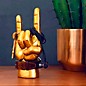 Luckies Rock On Headphone Stand Gold Small thumbnail