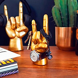 Luckies Rock On Headphone Stand Gold Small