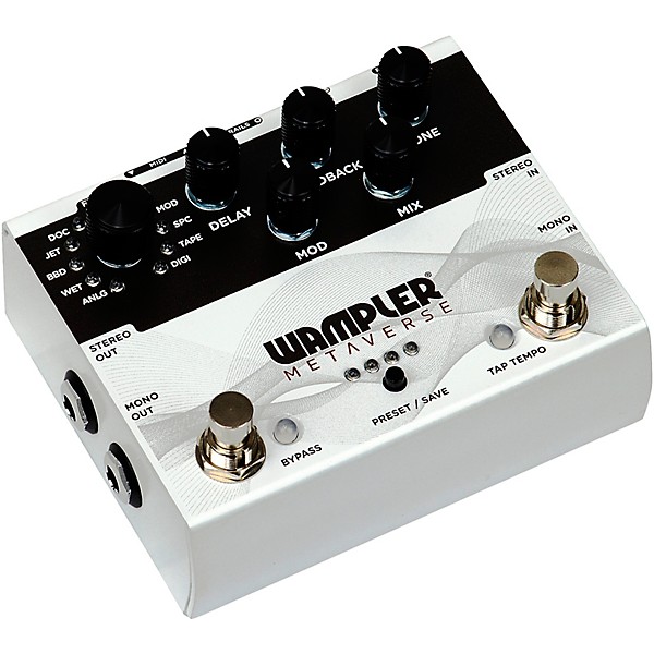 Wampler Metaverse Multi-Delay Effects Pedal White