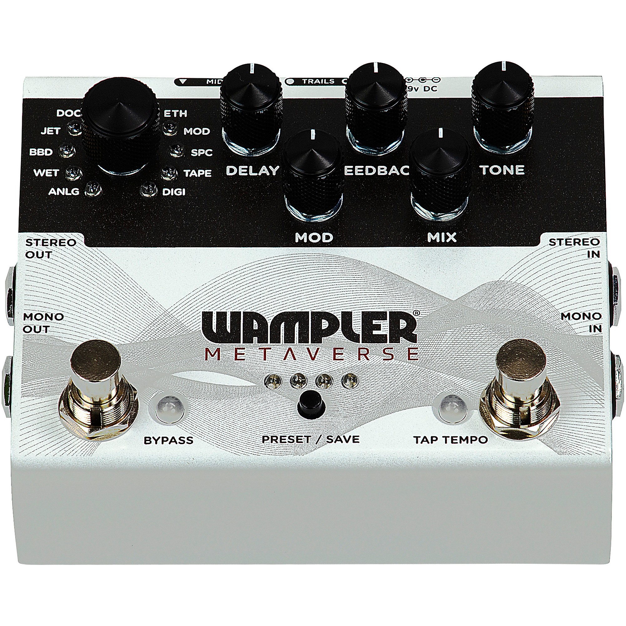 新品 Wampler Pedals verse Multi Delay Wampler Metaverse Multi-Delay Effects Pedal White | Guitar Center